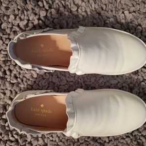 Kate Spade white tennis shoes